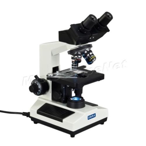 Biological Compound Binocular Lab Microscope 40X-1000X+Replaceable LED Light