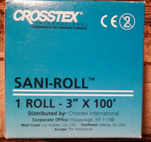 Crosstex sani-roll 3&#034; x 100&#039; autoclave sterilization roll tubing