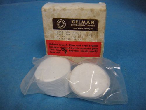 Gelman Instrument 61631 Type A-E Glass Fiber Filter 47mm approx. 75 Circles