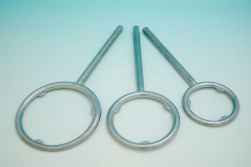 Lab aluminum  ring stand, support ring  clamp(3 pieces) new for sale
