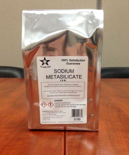 Sodium metasilicate 1 lb pack free shipping!! for sale
