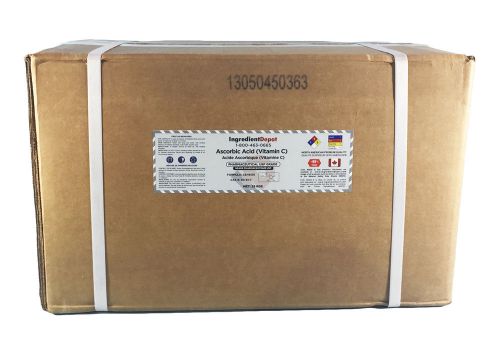 25 KGS BOX - Ascorbic Acid (Vitamin C) Pharmaceutical USP Grade 100% Pure Powder