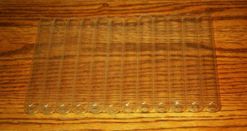 Lot of 12 20 x 150mm Glass Test Culture Tubes
