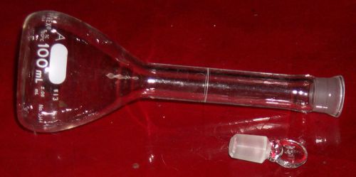 Pyrex® brand 5644 volumetric flask 100 ml with stopper for sale