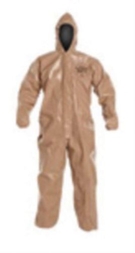 DuPont XL Tan Tychem CPF3 Chemical Protection Coveralls (6 Each)