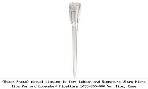 Labcon and signature ultra-micro tips for and eppendorf pipettors 1033-800-000 for sale