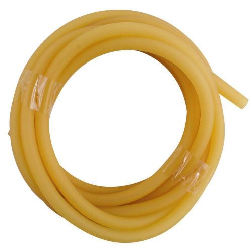 100 Feet 1/4&#034; I.D X 3/8&#034; O.D x 1/16&#034;wall Latex Surgical Rubber Tubing Nice Amber
