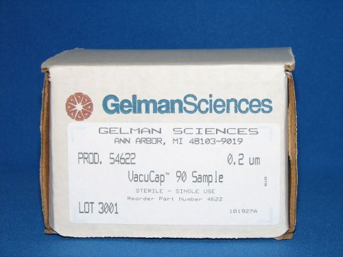 Gelman Sciences VacuCap 90 Sample Catalog # 54622  0.2 um.