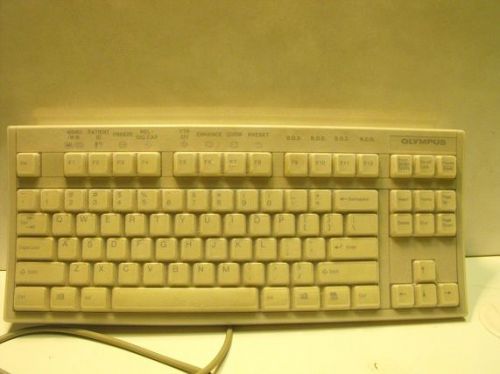 OLYMPUS KEYBOARD FKB8745-101 GOOD TO VERY GOOD WITH COVER MEMBRANE