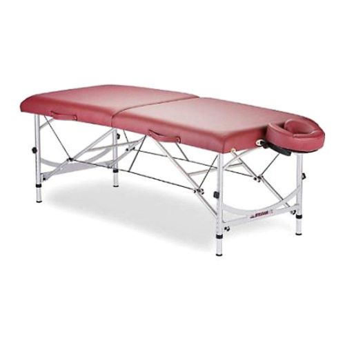 Aluminum legs stronglite - lightweight  burgundy massage table/carrying case for sale