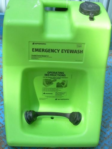 Sperian industrial emergency eyewash station portable or stationary w/mount for sale