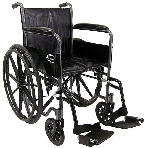16&#034; narrow k1 karman kn-800nt standard manual wheelchair foldable transport new for sale