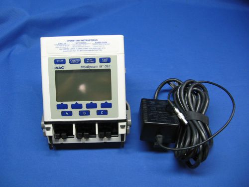 Alaris ivac medsystem iii 2865b 3-ch infusion sys, new batteries / pm &amp; waranty for sale