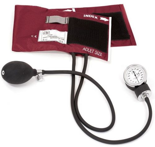 Premium aneroid sphygmomanometer blood pressure device s82 burgundy for sale