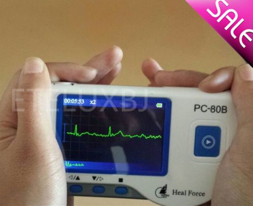 Free ship portable handheld home ecg ekg heart monitor for sale