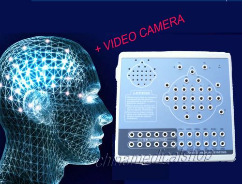CONTEC EEG machine,Digital EEG Mapping Systems+ tripods +video camera 24 Channel