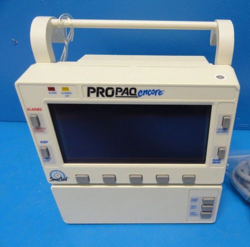 Welch allyn propaq encore 106eloption 223 vital signs monitor w/o leads adapter for sale