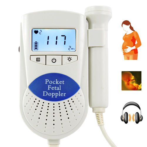 Baby Fetal Heart Rate Monitor and Reader Doppler