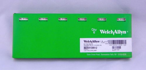 Welch allyn oem 01300-u 2.5v replacement vacuum lamp bulb - 6 pack for sale