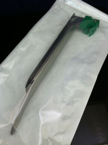 Sunmed greenline/d laryngoscope blade miller size 3 fiber optic 5-5333-03 for sale