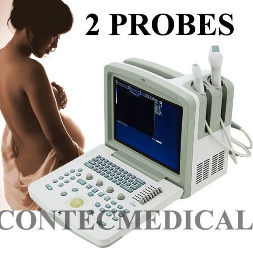 Portable B-Ultrasound diagnostic sysem,Ultrasound with 2 probe,Linear and Convex