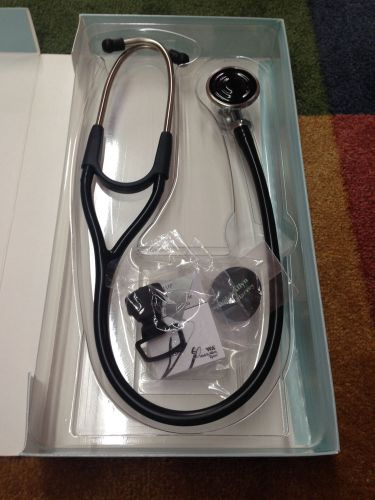 New Welch Allyn Tycos Harvey DLX Double Head Stethoscope Black 5079-325