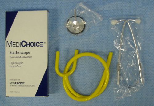 MediChoice Single-Head Stethoscope- Yellow- New in Box-  #994630