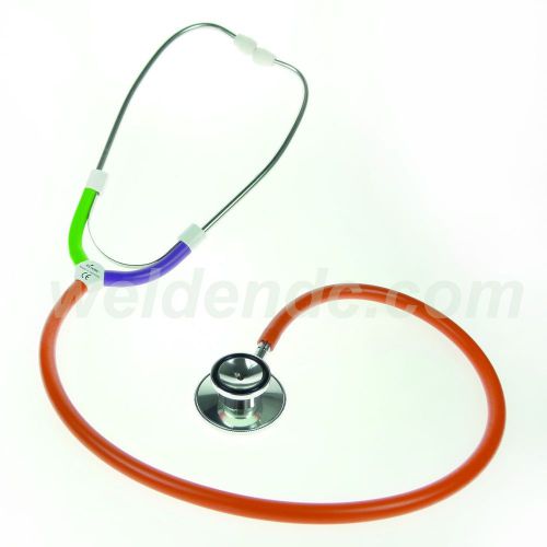 Stethoscope dual head multicolor made in germany! orang/lime/purple, kids ok!!!! for sale