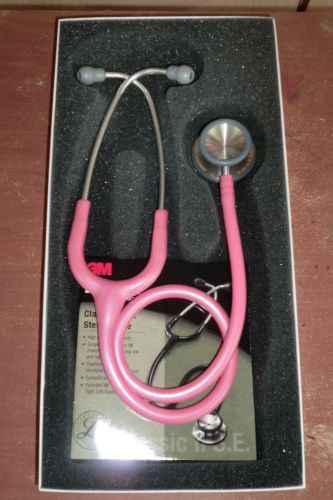 3m littmann classic ii s.e. 28&#034; stethoscope pink nib trust littmann quality for sale