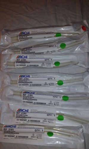 Lot of 7 Circon ACMI Vacurette Curette 14mm Ref 21593 Curved,