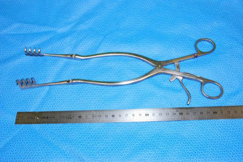 Pilling beckman retractor 11-2 16-5395 hinged 4x4 teeth (comp to miltex 11-684) for sale