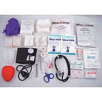 Paramedic/emt/firefighter trauma bag initial stock kit for sale