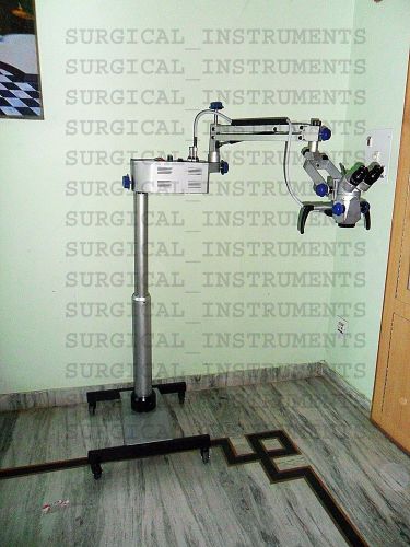 Mobile ent microscope floor stand on caster wheels for sale