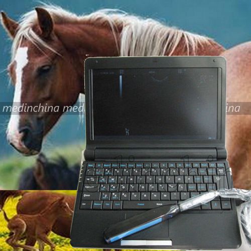 Digital Laptop Ultrasound Scanner+7.5MHz Rectal Probe+ External 3D Veterinary CE