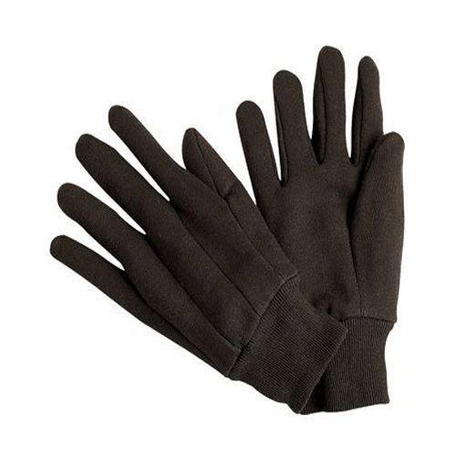 NEW G &amp; F 4408-25 Regular Brown Jersey Gloves  Large  25-Dozen