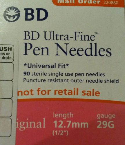 BD Ultra - fine Pen Needles NIB universal fit