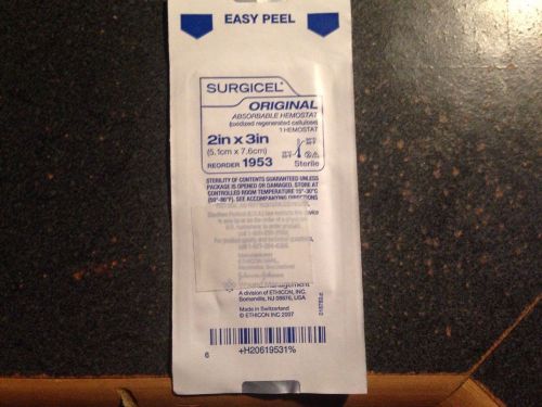 Zombie/Bug Out Bag Surgicel 2&#034;x3&#034; Absorbable Hemostat #1953