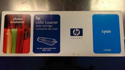 New Genuine HP Color Laserjet  C4150A CYAN Toner NIB 8500 8550