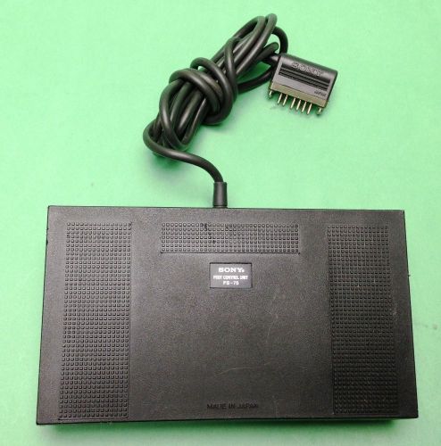 Sony FS-75 Transcriber Foot Pedal Tested Working