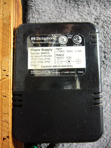 Dictaphone power supply, part No. 862315