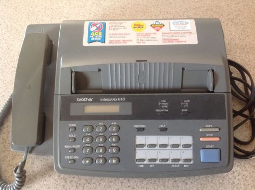 Brother Intellifax 610 Fax Machine