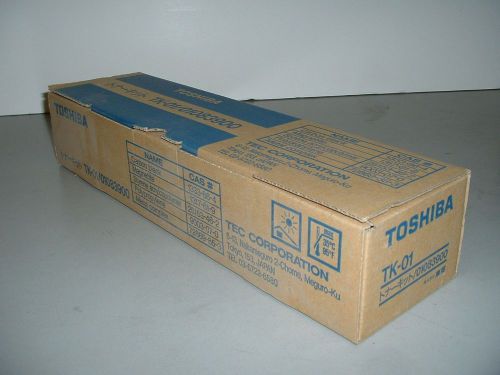 TK-01 Toshiba Fax Toner -- Genuine Toshiba, Sealed In Box, NEW, Free Shipping!!