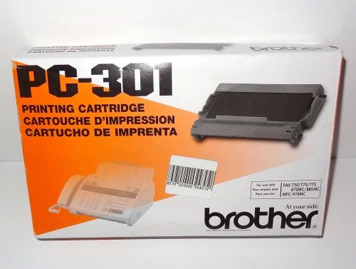 Genuine Brother PC-301 Fax Printing Cartridge * New In Box * 750,770,775,870MC