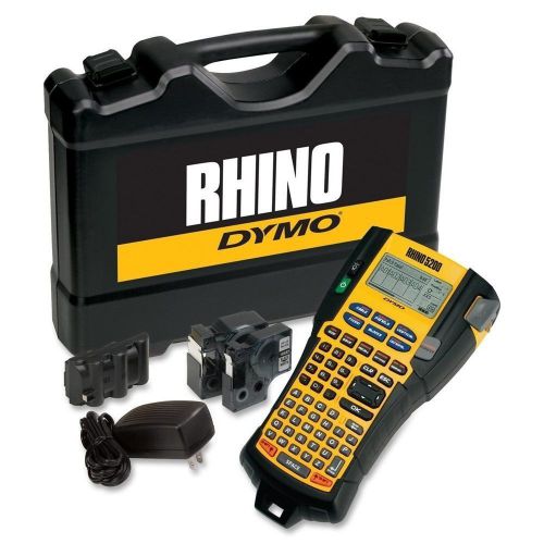 Dymo 1756589 rhino 5200 label maker + hardcase for sale