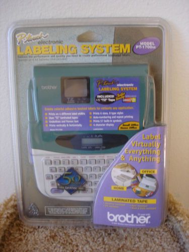 Brother P-Touch Electronic Labeling System PT-1700SE + TZ Tape Brand New Sealed