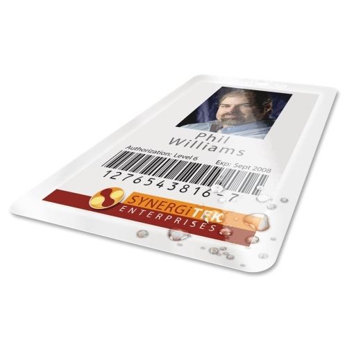 Swingline heatseal ultraclear laminating id pouches  - 100 / box - clear for sale