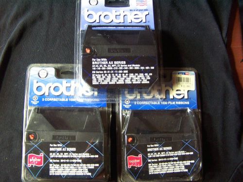 5 Brother 1230 Black Correctable 1030 Film Ribbons Brother Ax