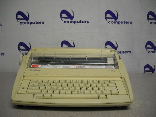 Brother ml-100 daisy wheel electronic typewriter w/ribbon (no tray) for sale