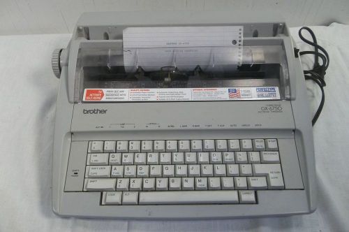 BROTHER GX-6750 CORRECTRONIC ELECTRONIC TYPEWRITER