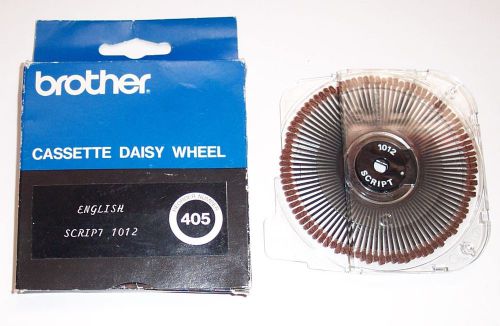 Brother Typewriter Cassette Daisy Wheel